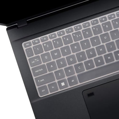 Keyboard Cover for 15.6" Acer Aspire Go 15 AG15-21P/31P/32P/42P/71P, Aspire 15 A15-61M/51M/41M, Aspire 3 A315-24P/24PT A315-58/59, Aspire 5 A515-57/57G/58GM/58M/58MT/58PT/58P (Not Fit A515-46~A515-56) - color: Clear