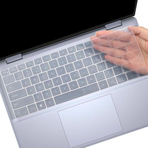 Keyboard Cover for Dell 14 Plus DB04250 DB04255 DB14250 DB14255,Dell Inspiron 14 5440 7441 7440 7445 14" & Inspiron 16 7640 16" Laptop US Layout (Not Fit:Dell 14S & 14 DA14250 Premium) -Clear - color: Clear