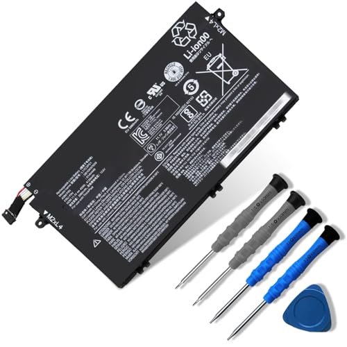 01AV448 L17C3P51 SB10K97609 Battery Compatible with Lenovo ThinkPad E480 E495 E580 E485 E585 E490 E590 E595 E14 E15 Series 01AV445 01AV446 01AV447 L17L3P51 L17M3P52 SB10K97608 L17M3P51 - size: 7.22*4.23*0.25 inch 01AV448