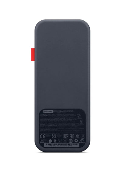 Lenovo Go USB-C Laptop Power Bank 20,000 mAh, 2xUSB-C, 1xUSB-A, <3h Recharging Time, Storm Grey
