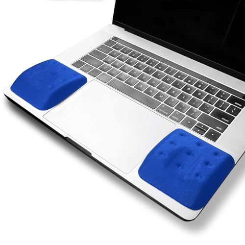 WavePads by PostureUp – Original Two Pack Adjustable Wrist Rests for Laptop and Keyboard Ergonomic Memory Foam Laptop Wrist Pads for Wrist Pain & Carpal Tunnel, Wrist Support Pads (RoyalBlue) - color: Royal Blue