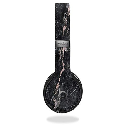 MightySkins Skin Compatible with Beats Solo 3 Wireless - Onyx Marble | Protective, Durable, and Unique Vinyl Decal wrap Cover | Easy to Apply, Remove, and Change Styles | Made in The USA