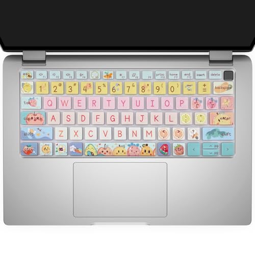 Silicone Keyboard Cover Skin for Dell Latitude 3000 3340 13.3"(2023)/ 5320 5330 5340 5350 13.3"/ 7320 7330 7340 7350,Cute Fruits - color: Cute Fruits