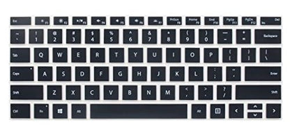Silicone Keyboard Protective Skin Cover Compatible with 2019 Microsoft Surface Pro 7, 2016-2018 Surface Pro 4 / Pro 5 / Pro 6 (Black) - color: Black 3, size: Compatible with Surface Pro 4 5 6 7