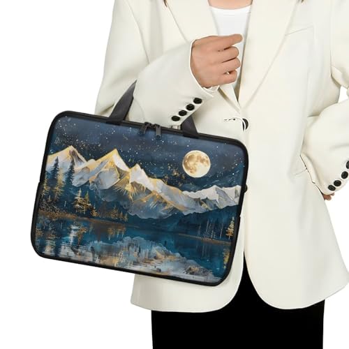 Laptop Carrying Case Portable Computer Bag Shockproof Laptop Briefcase Sleeves with Top Handle for Study Work