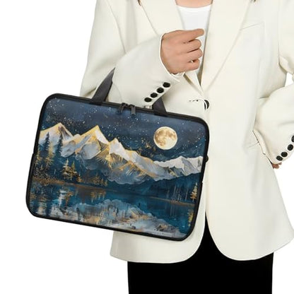 Laptop Carrying Case Portable Computer Bag Shockproof Laptop Briefcase Sleeves with Top Handle for Study Work