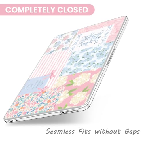 AKIT for MacBook Neo 13 Inch Case 2026 Model A3404, Anti-Scratch Protective Hard Shell Compatible with New MacBook Neo 13" + 2 Keyboard Covers + Screen Protector, Aesthetic Pastel Flowers