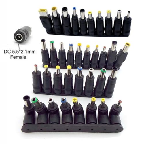8 in 1/10 in 1 Laptop Power Adapter Tip Set for Multiple Device Compatibility - color: 8 piece set A