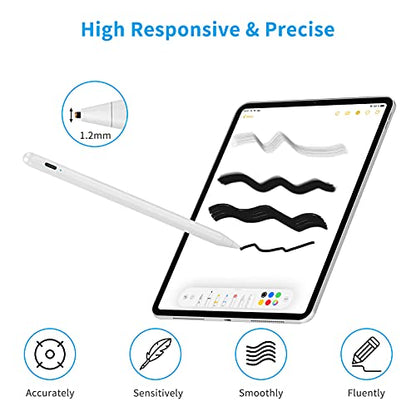Stylus for Dell Latitude 2 in 1 Pen,1.5mm Fine Tip Pencil Compatible with Dell Latitude 2 in 1 Stylus Pen White - color: White