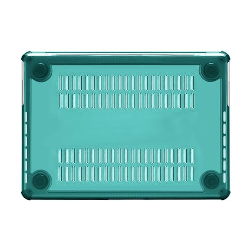 MOSISO Compatible with MacBook Pro 14 inch Case M5 M4 M3 M2 M1 2026-2021 | 3 in 1 Kit Anti-Crack Hard Shell with TPU Bumper, A3427 A3426 A3434 A3112 A3185 A3401 A2918 A2992 A2779 A2442, Teal Green - color: Teal Green