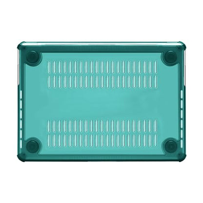 MOSISO Compatible with MacBook Pro 14 inch Case M5 M4 M3 M2 M1 2026-2021 | 3 in 1 Kit Anti-Crack Hard Shell with TPU Bumper, A3427 A3426 A3434 A3112 A3185 A3401 A2918 A2992 A2779 A2442, Teal Green - color: Teal Green