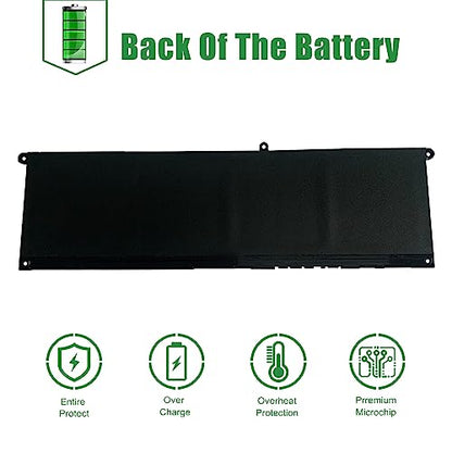 TN70C Laptop Battery Replacement for Dell Inspiron 5320 5630 Vostro 5320 Series Notebook 0JGCCT JGCCT 0N9XX1 N9XX1 Black 15.2V 64Wh 4000mAh - size: 13.5*5.1*1.4inch TN70C