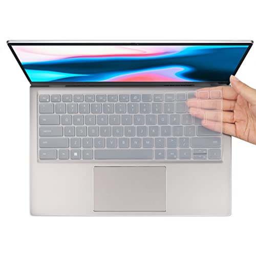 Keyboard Cover for Dell Inspiron 16/Inspiron 16 Plus 5630 5635 5620 5625 7635 7630 7620 16-inch Laptop, Inspiron 14 5430 5435 7430 7435 5420 5425 7420 7425 7415 14 inch Laptop Keyboard Skin (Clear) - color: Clear