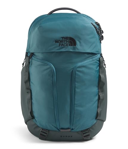 THE NORTH FACE Surge Commuter Laptop Backpack | Daypack With Water Repellent Finish, 16" Laptop Sleeve, Reflective Details - color: Space/Anthracite Grey, size: One Size