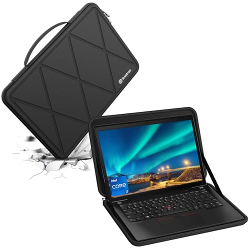 Smatree M38T Hard Protective Laptop Sleeve Case for 13 inch Lenovo | Compatible for Lenovo 13w Yoga, for ThinkPad X13 Yoga Gen 3/2, for ThinkPad X9 14 Aura Edition Copilot+PC (X8033T) - color: Black, size: 13-14 inch/M38T/Size:32*22.8cm