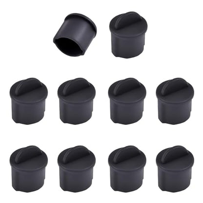 10 PCS BNC-A Port Anti-dust Plugs, Silicone Covers Caps Stoppers, Port Protector for Laptop, Phone, ID; 0.37" - size: BNC-A/Black/10 PCS