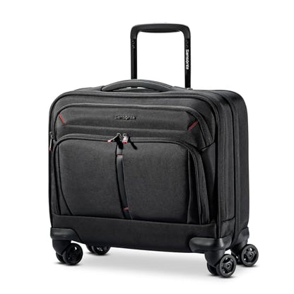 Samsonite® Xenon 4.0 Spinner Nylon Rolling Mobile Office with 15.6" Laptop Pocket and Tablet Pocket, 15-3/8"H x 15-3/4"W x 7-1/8"D, Black