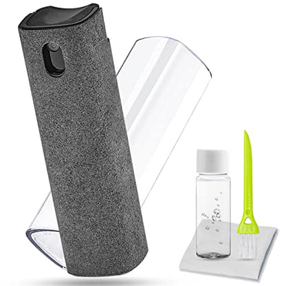 Screen Cleaner Touchscreen Mist Spray, walrfid Cleaning Kit for Electronic Smart Phone TV, Laptop, Tablet, PC, Computer Monitor LCD Flat Screens, Eyeglasses, Compatible with iPhone iPad MacBook Pro - color: Grey