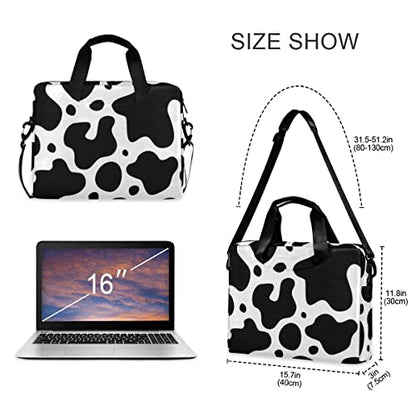 Cow Print Laptop Case, 15.6 inch Laptop Bag | Waterproof Laptop Briefcase Laptop Bag for Women & Men - color: Color 6