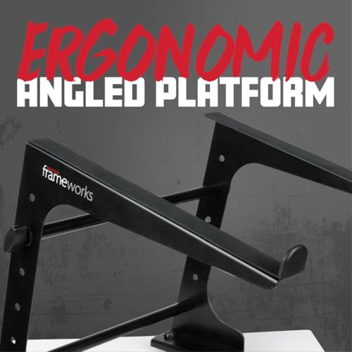 Gator Frameworks Portable Desktop Laptop/DJ Controller Stand with Fixed Height, (GFWLAPTOP1000)