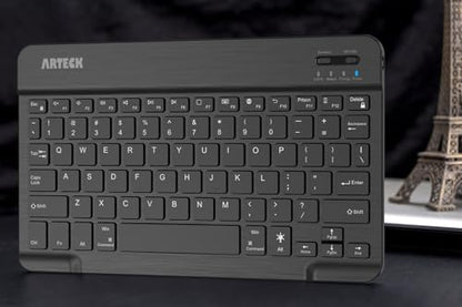 Arteck Universal Backlit Wireless Bluetooth Keyboard for iPad, Tablet, PC