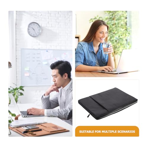 14-inch Laptop Sleeve Bag Waterproof Shock-Resistant Anti-Scratch Case for Men and Women with Tablet Holder Convenient Protective Carrying Case