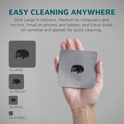 KUVRD Waterbear - Universal Screen Cleaners - Teeny Tiny Cleaning Tools for Your Lenses & Screens, Phat Pack - size: Single Phat Pack