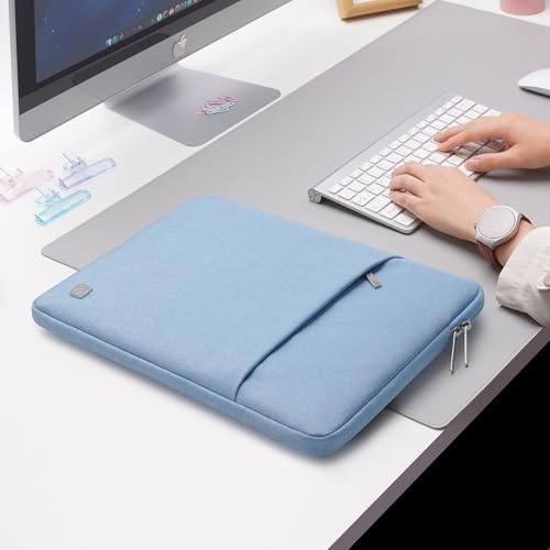 NIDOO 13 inch Laptop Sleeve 14 inch 14.5 inch Computer Carrying Case Bag for 14" ThinkPad E14 T14 Gen 4/ IdeaPad Flex 5/ Latitude 5450/14" HP EliteBook 640 G9/ 14.4" Surface Laptop Studio 2 - color: Light Blue, size: 13-13.3 Inch / MacBook Air