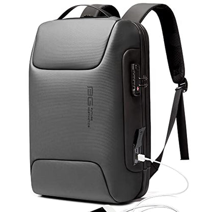 BANGE Tech Laptop Backpack for Men and Women - color: Grey