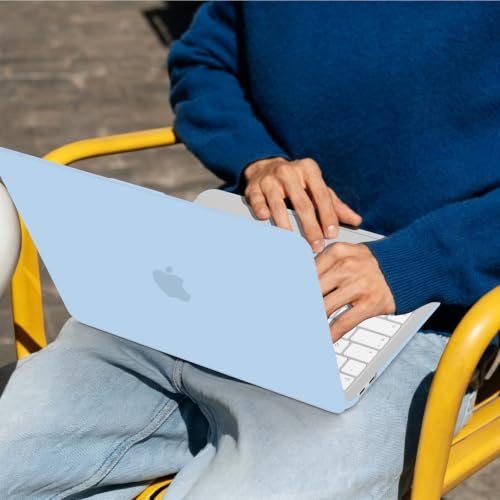 B BELK for MacBook Neo Case 13 inch 2026 Release Model A3404, Airy Blue | Matte Hard Shell Case with Keyboard Cover & Screen Protector, 1:1 Precision Fit Protective Laptop Cover for New Mac Neo Case - color: Airy Blue