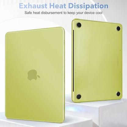 May Chen Compatible with MacBook Neo 13 inch Model A3404 2026 Release, Slim & Lightweigh Frosted Finish Protective Case with Keyboard Cover&Screen Protector, Froste Citrus - color: Froste Citrus