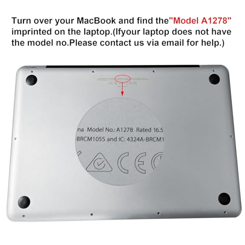 TREE.NB A1322 A1278 Laptop Battery for MacBook Pro 13 inch [2009 2010 2011 2012 Version]，not for A1278 [2008 Version], 63.5Wh 10.95V Lithium Ion Battery - size: ‎8.33x3.42x0.55inch A1322