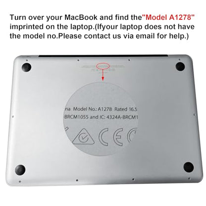 TREE.NB A1322 A1278 Laptop Battery for MacBook Pro 13 inch [2009 2010 2011 2012 Version]，not for A1278 [2008 Version], 63.5Wh 10.95V Lithium Ion Battery - size: ‎8.33x3.42x0.55inch A1322