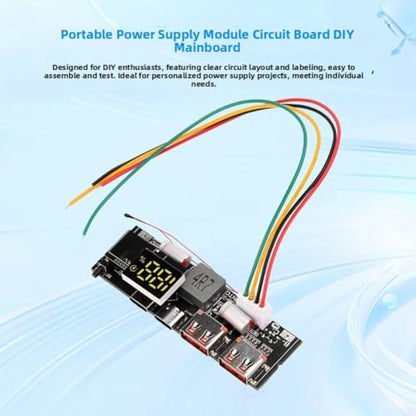 3S 4S 5S 65W 100W Power Bank Module Circuit Board With Charging, Comprehensive Safety Protections And Low Ripple Output(4S 100W) - size: 4S 100W