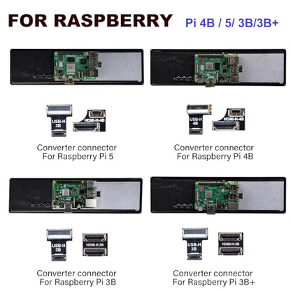 GeeekPi 11.26 inch 1920x440 HDMI LCD Capacitive Touch Screen for Raspberry Pi 5/4B/3B+/3B