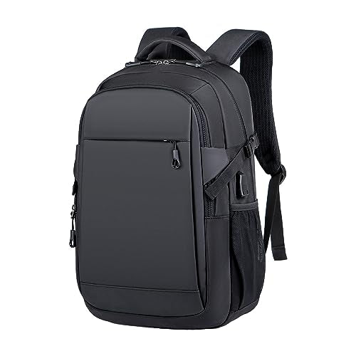 Travel Laptop Backpack for Men - Fits up to 15.6-inch Laptops, Computer Bag, Large Capacity Business Backpack with Multiple Compartments, Black - color: Black-263