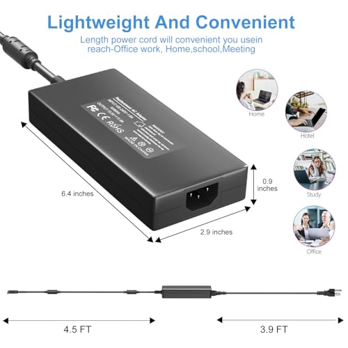 230W Charger Compatible with Acer Predator Helios 300 PH315-53 54 55 Nitro 5 16 17 AN16-51 AN17-71 AN517-4216 Predator Triton 300 500 15 Neo 16 PHN16-71 Gaming Laptop Power Adapter Supply Cord