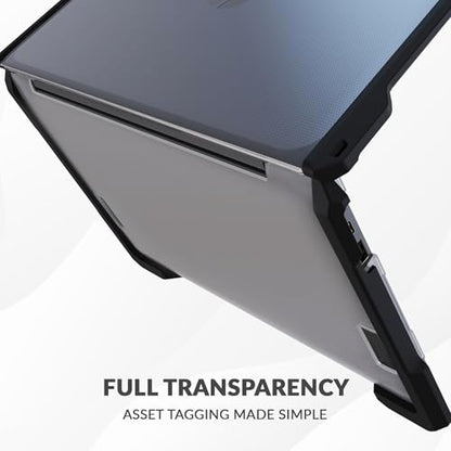 UZBL Hard Shell Case for Dell Chromebook 3120/3110 / 3100 2-in-1 & Clamshell, Student-Proof K-12 Protective Clear Cover (30-Pack) - size: (30-Pack) Rugged Shell