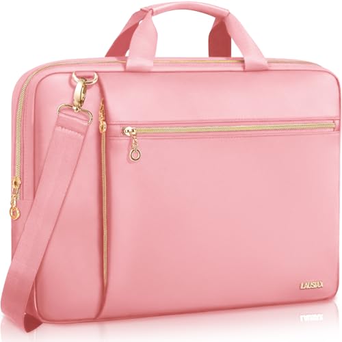 14 Inch Laptop Bag Case for Women Men Compatible with HP Chromebook OmniBook Envy/14 MacBook Pro M5/Dell Pro Inspiron XPS/Lenovo Yoga, Messenger Carrying Briefcase Computer Bag Case, Pink - color: Pink, size: 14 inch