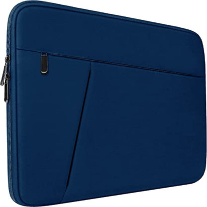 Laptop Sleeve Case 15.6 inch, Durable Shockproof Protective Computer Carrying Cover with Front Pocket, Briefcase Handbags Laptop Bag for 15.6 inch HP, Dell, Acer, Asus, Notebook, Blue - color: Blue, size: 15.6 inch