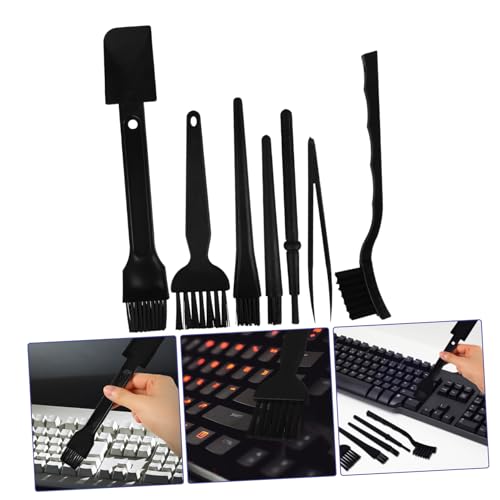 7pcs Static Brush Set Electronics Cleaning Brush Computer Keyboard Laptop Phone Contact Cleaning Kit