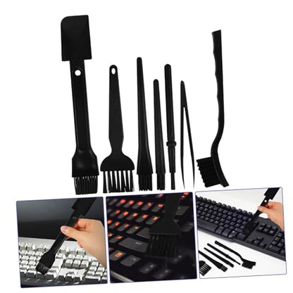 7pcs Static Brush Set Electronics Cleaning Brush Computer Keyboard Laptop Phone Contact Cleaning Kit