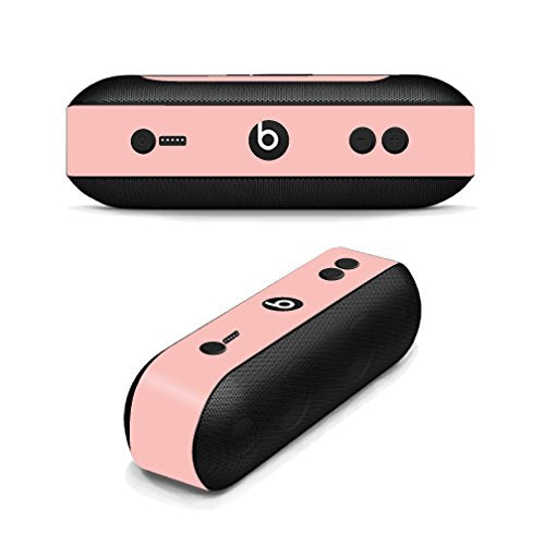 MightySkins Skin Compatible with Beats by Dr. Dre Pill Plus - Solid Blush | Protective, Durable, and Unique Vinyl Decal wrap Cover | Easy to Apply, Remove, and Change Styles | Made in The USA - color: Blush