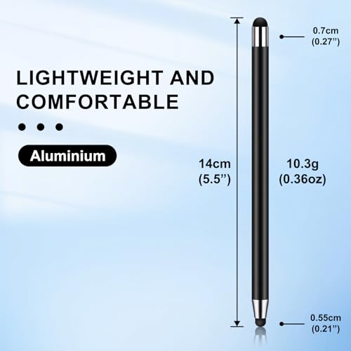 Stylus Pen [10 Pack] Universal Capacitive Touch Screen Pens - color: 10 black/white