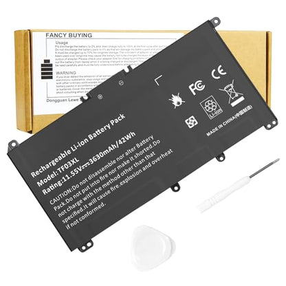 TF03XL 920070-855 Laptop Battery for HP Pavilion 15-CC 15-CD 15-CK 14-CD 14M-CD 14-BF 14-BK 17-AR Series:15-cc154cl 15-cc060wm 15-cc152od 15-cc055od 15-cd040wm;17-AR007CA 920046-121 421 541 HSTNN-IB7Y - size: 7.59*3.93*0.19inch