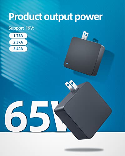 Superer Charger Fit for Asus Vivobook 15 16 17 Flip 14, S15 S14 S13, Go 15 14 12, Fit for Zenbook UX/ASUSPRO/Expertbook/Transformer Book/ImagineBook/Eeebook Models Laptop Round Port 65W 45W 33W