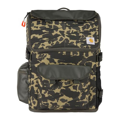 Carhartt 35L Nylon Workday Backpack, Durable Water-Resistant Pack with 15" Laptop Sleeve and Adjustable Shoulder Straps, Blind Duck Camo - color: Blind Duck Camo