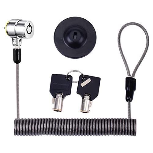 Laptop Cable Lock Hardware Security Cable Lock Anti Theft Retractable Lock for Tablet Laptop and All Other Notebooks and Tablets(5pack) - size: 5 Packs