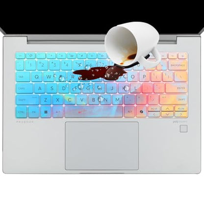 Keyboard Cover for HP ProBook 4 14" G1i G1q G1iR G1ah G1a /ProBook 440 G11 445 G11 2026 2025 14-inch Laptop Keyboard Protective Skin (NOT Fit HP ProBook440 445 G10/G9/G8/G7/G6/G5) -Stylish Colorful