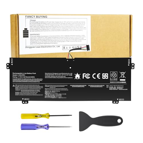 Fancy Buying L16M4PB1 L16L4PB1 L16C4PB1 Laptop Battery for Yoga 730-13IWL ideapad Yoga 720-13IKB 730-13IKB Series Notebook 5B10M52738 5B10M52739 5B10M52740 5B10Q38237 5B10Q38238 2ICP4/43/110-2 - size: 10.04*3.78*0.2inch L16C4PB1